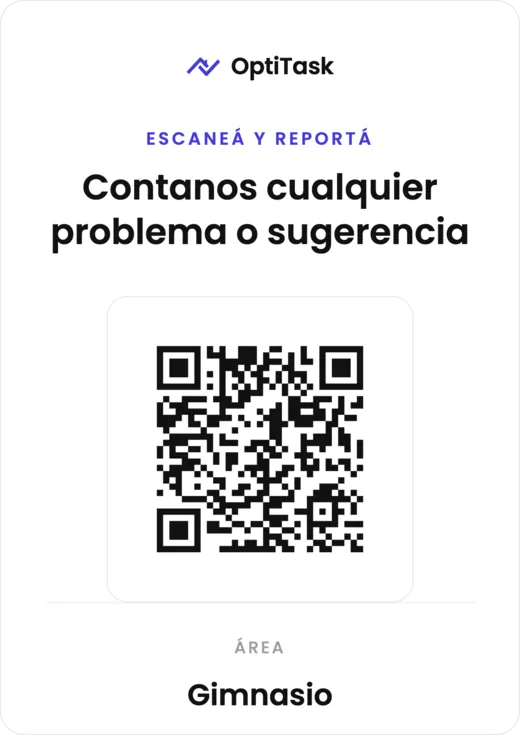 Reporte de incidencia escaneando un código QR con el celular